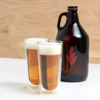 Corkcicle pint glass