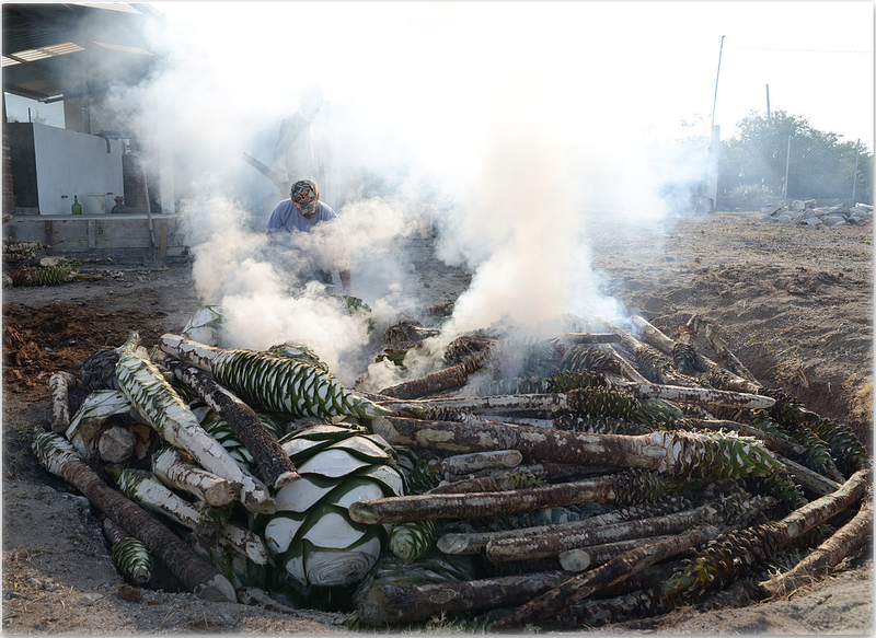 Mezcal fire pit